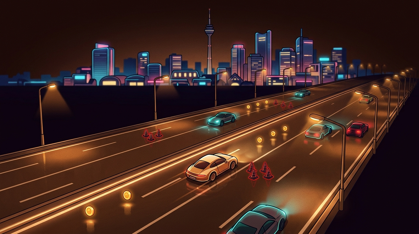 MO-DRIVE Night Run &ndash; Arcade-Game durchs n&auml;chtliche Essen